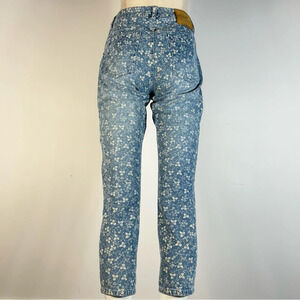 Ralph Lauren Floral Print Cropped Women’s Jeans - Light Blue